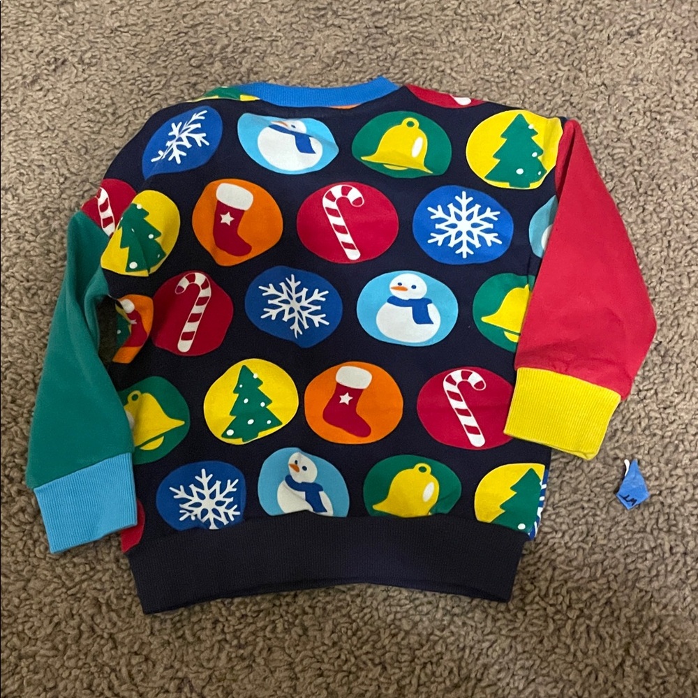 Colorful Kids Holiday Sweatshirt - Picture 2 of 5